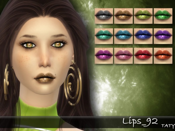 Sims 4 Lips 92 by tatygagg at TSR