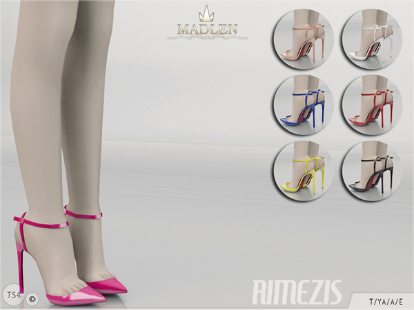Sims 4 Madlen Rimezis Shoes by MJ95 at TSR
