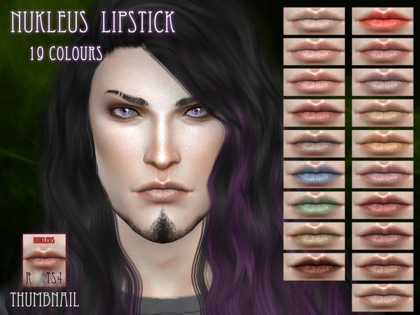 Sims 4 Nukleus Lipstick by RemusSirion at TSR