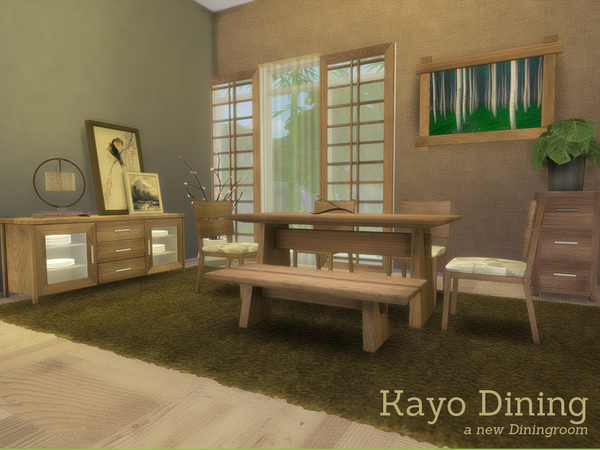 Sims 4 Kayo Dining by Angela at TSR
