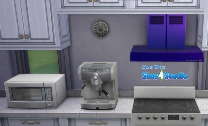 Sims 4 Wall Mounted Stove Hood 17 Colours by wendy35pearly at Mod The Sims