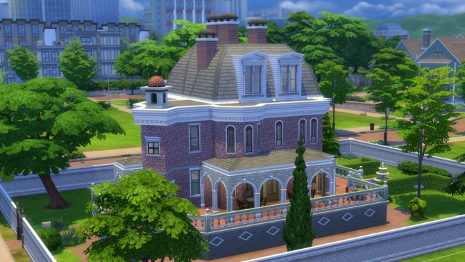 Carbon Valley Mansion by HazmatKat at Mod The Sims » Sims 4 Updates