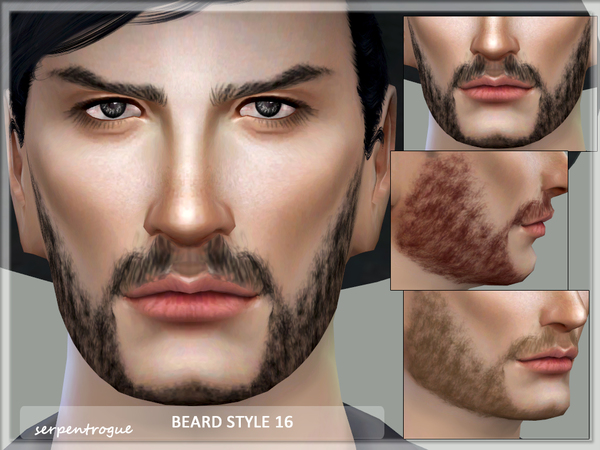 Sims 4 Beard Style 16 by Serpentrogue at TSR