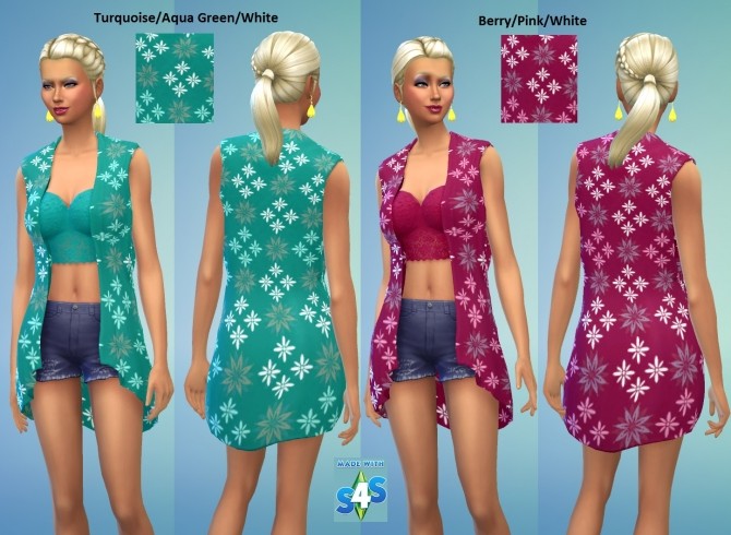 Sims 4 WrapParty Full Outfit by wendy35pearly at Mod The Sims