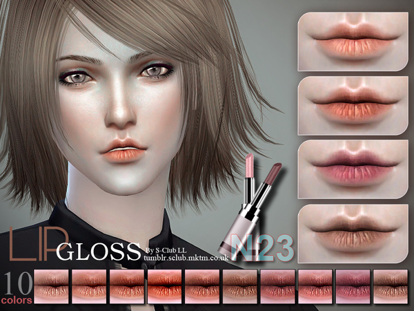 Sims 4 Lipstick 23 by S Club LL at TSR