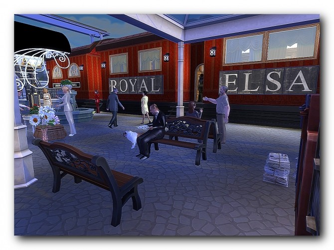 Sims 4 Elsa Royal cocktail bar at Architectural tricks from Dalila