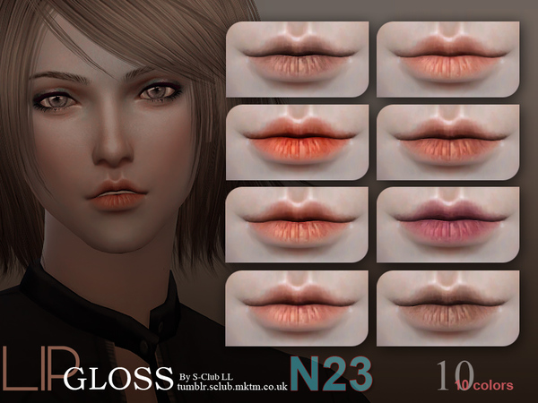Sims 4 Lipstick 23 by S Club LL at TSR