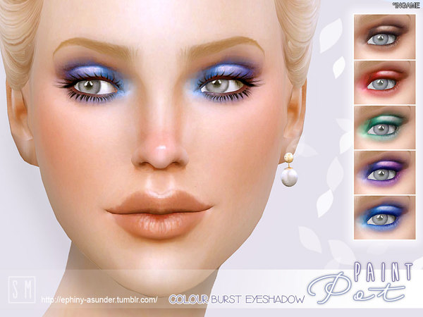 Sims 4 Paint Pot Colour Burst Eyeshadow by Screaming Mustard at TSR