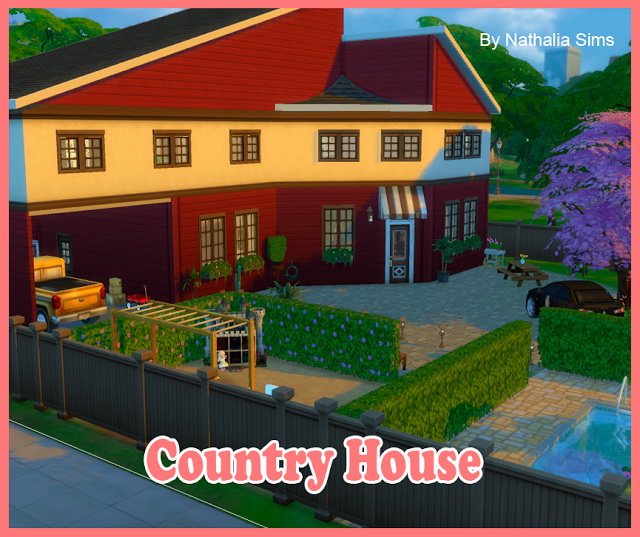 Sims 4 Country House at Nathalia Sims