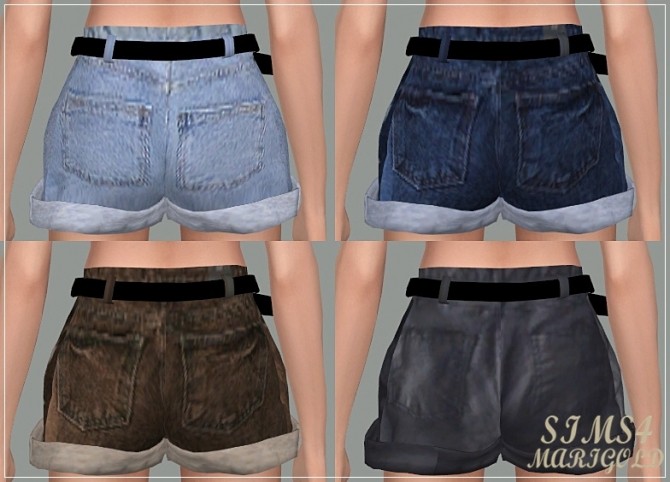 Sims 4 Belt Hot Pants at Marigold