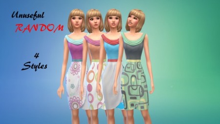 4 Dress recolours by insaneduckazoid at Mod The Sims