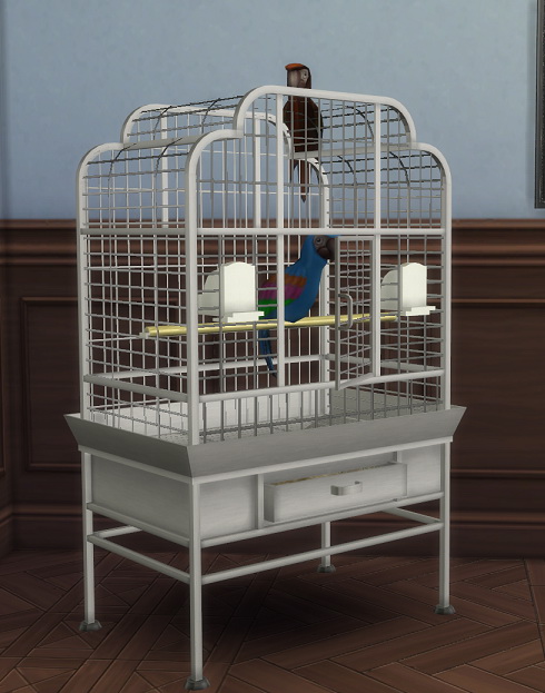 Sims 4 2 to 4 Bird Cage by BigUglyHag at SimsWorkshop