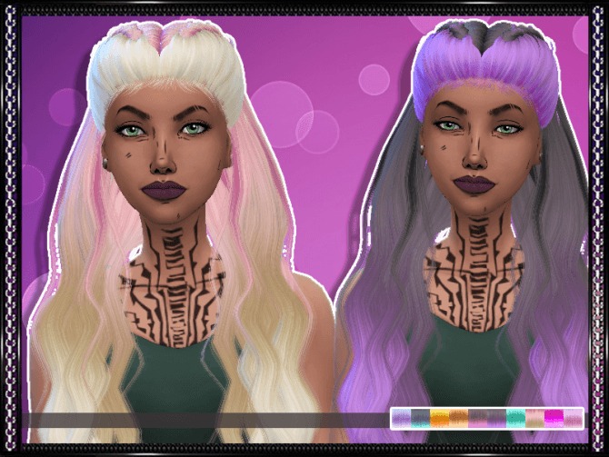 Sims 4 LeahLillith Souls Hair Retexture by grrlnglasses at SimsWorkshop