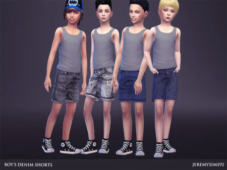 Boy’s Denim Shorts by jeremy-sims92 at TSR