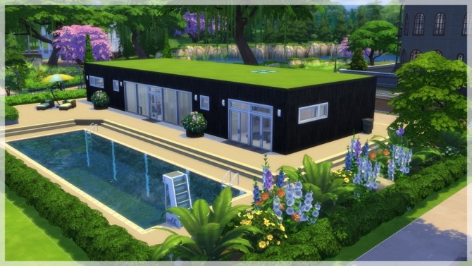 Sims 4 Horisont house by Indra at SimsWorkshop