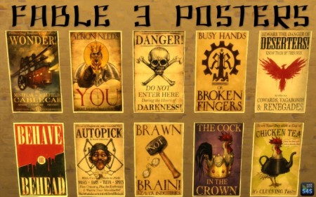 Fable 3 Posters by silverwolf_6677 at Mod The Sims