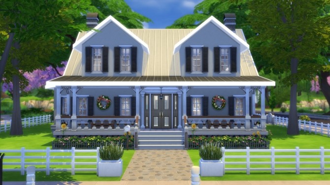 Sims 4 The Hawthorne house by pollycranopolis at Mod The Sims