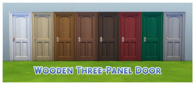 Sims 4 Door Colour Equality by Menaceman44 at Mod The Sims