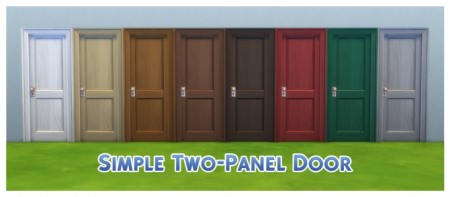 Door Colour Equality by Menaceman44 at Mod The Sims » Sims 4 Updates