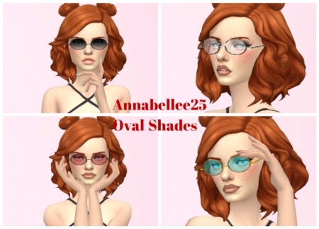 Oval Shades by Annabellee25 at SimsWorkshop