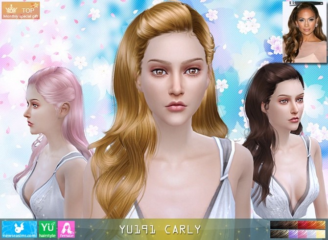 Sims 4 YU191 Carly hair (Pay) at Newsea Sims 4