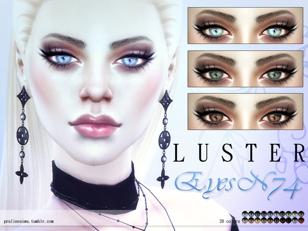 Sims 4 Crystal Eye Pack N09 by Pralinesims at TSR