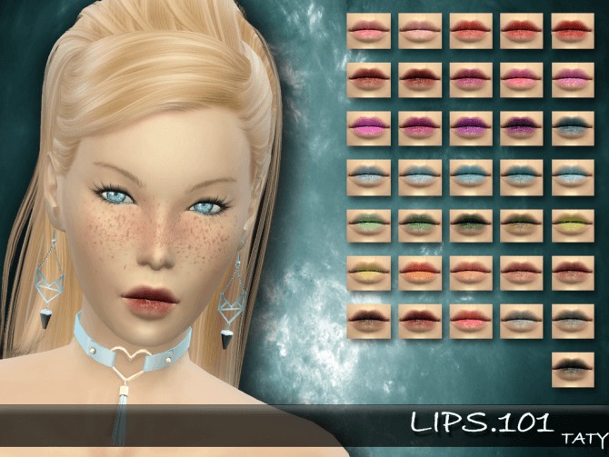 Sims 4 Lips 101 by Taty86 at SimsWorkshop