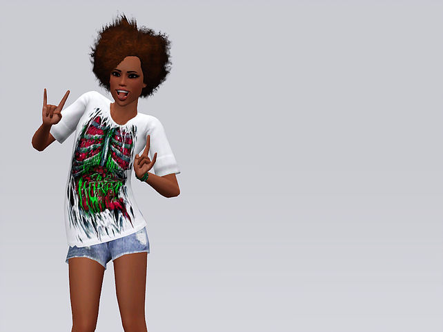 Sims 4 Metal T Shirts at Shanna Sims