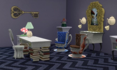 Through the Spy Glass Set Conversion by DollFaceSim at SimsWorkshop