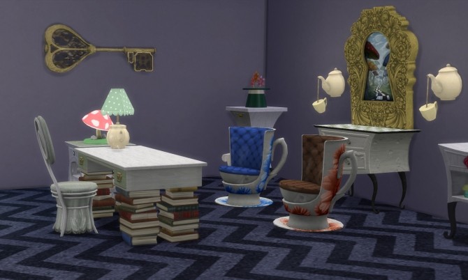 Sims 4 Through the Spy Glass Set Conversion by DollFaceSim at SimsWorkshop