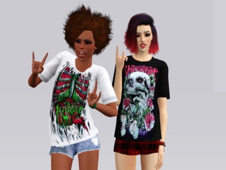 Metal T-Shirts at Shanna Sims