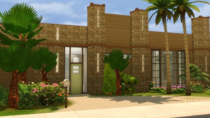 Sims 4 Loasis house by Chax at Mod The Sims