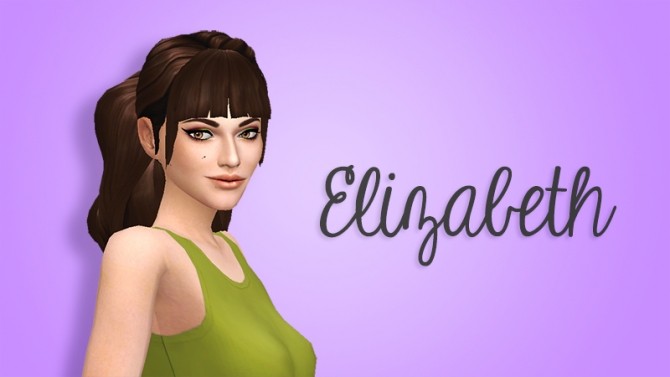 Sims 4 Elizabeth Roscoe by simsilla at SimsWorkshop