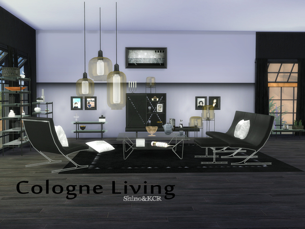 Sims 4 Cologne Living by ShinoKCR at TSR