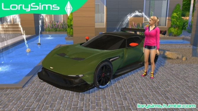 Sims 4 Aston Martin Vulcan at LorySims
