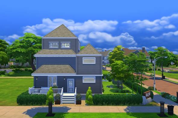 Sims 4 Eco house by Blackbeauty583 at Beauty Sims