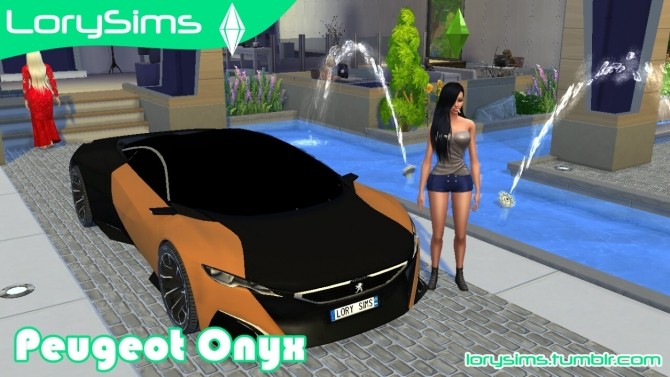 Sims 4 Peugeot Onyx at LorySims