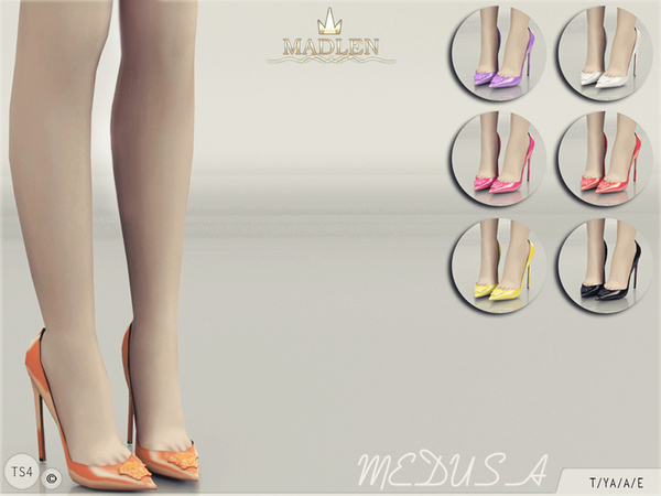 Sims 4 Madlen Medusa Shoes by MJ95 at TSR
