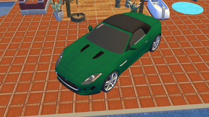 Sims 4 Jaguar F Type at LorySims