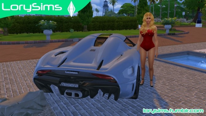 Sims 4 Koenigsegg Regera at LorySims