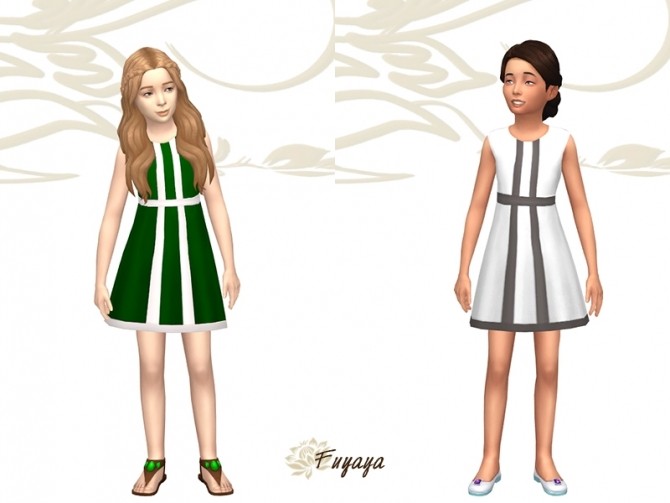 Sims 4 Skaty dress by Fuyaya at Sims Artists