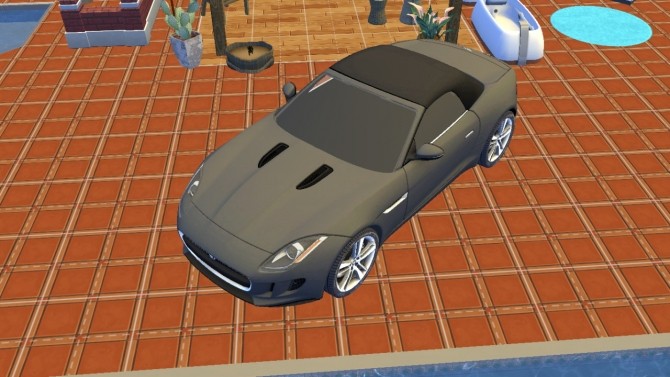 Sims 4 Jaguar F Type at LorySims