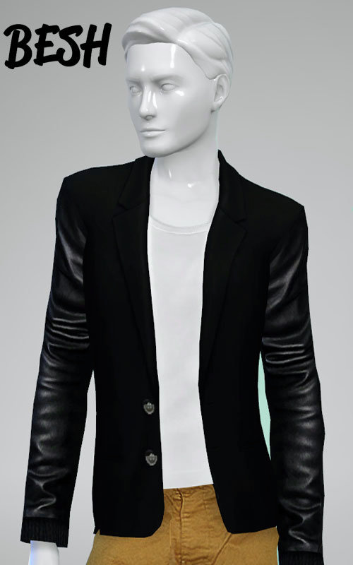 Sims 4 New tops for males at Besh