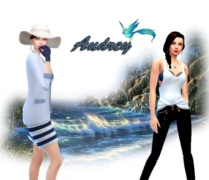Sims 4 Audrey Marty by Mich Utopia at Sims 4 Passions