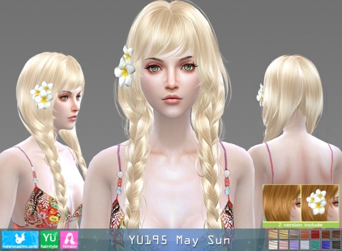YU195 May Sun hair (Pay) at Newsea Sims 4 » Sims 4 Updates