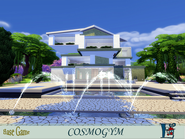 Sims 4 Cosmo Gym by evi at TSR