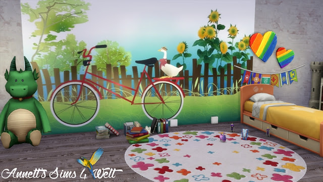 Sims 4 Photo Walls for Kids at Annett’s Sims 4 Welt