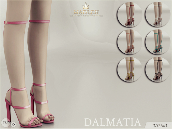 Sims 4 Madlen Dalmatia Shoes by MJ95 at TSR
