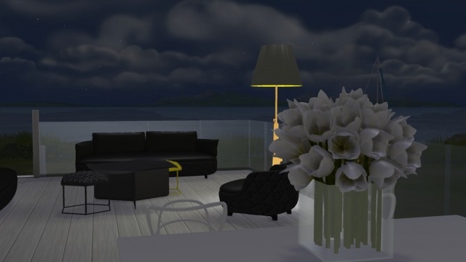 Sims 4 Lounge Gun Lamp by Flos at Meinkatz Creations