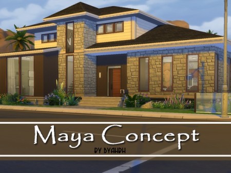 Maya Concept house by Byahbh at TSR